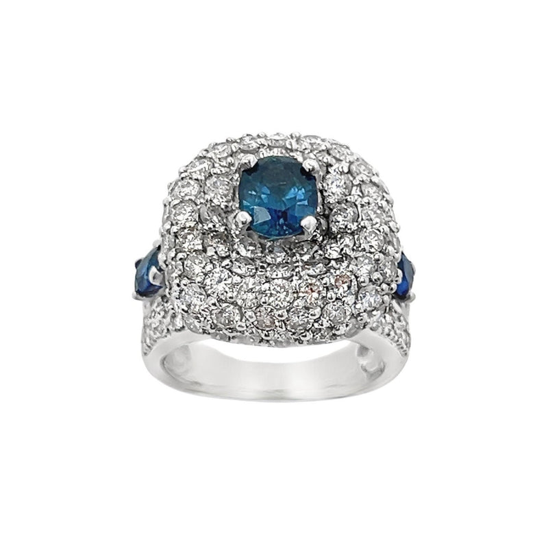 Sapphire and Diamond Ring