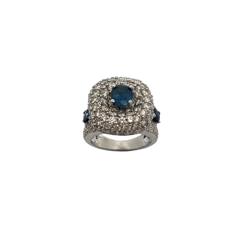 Sapphire and Diamond Ring