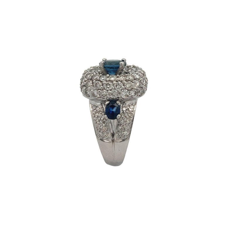 Sapphire and Diamond Ring