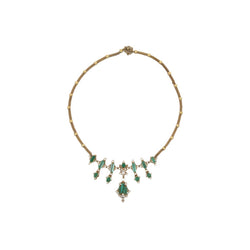 Emerald and Diamond Necklace