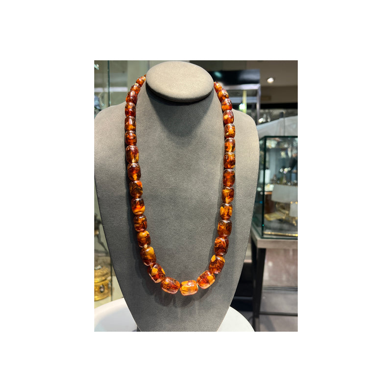 Amber Bead Necklace