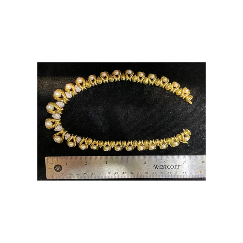 Pearl and Diamond Choker