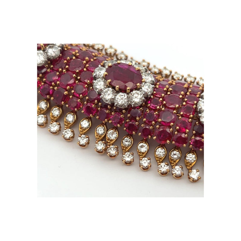 Harry Winston Ruby and Diamond Bracelet