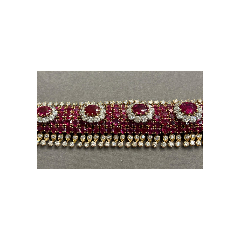 Harry Winston Ruby and Diamond Bracelet