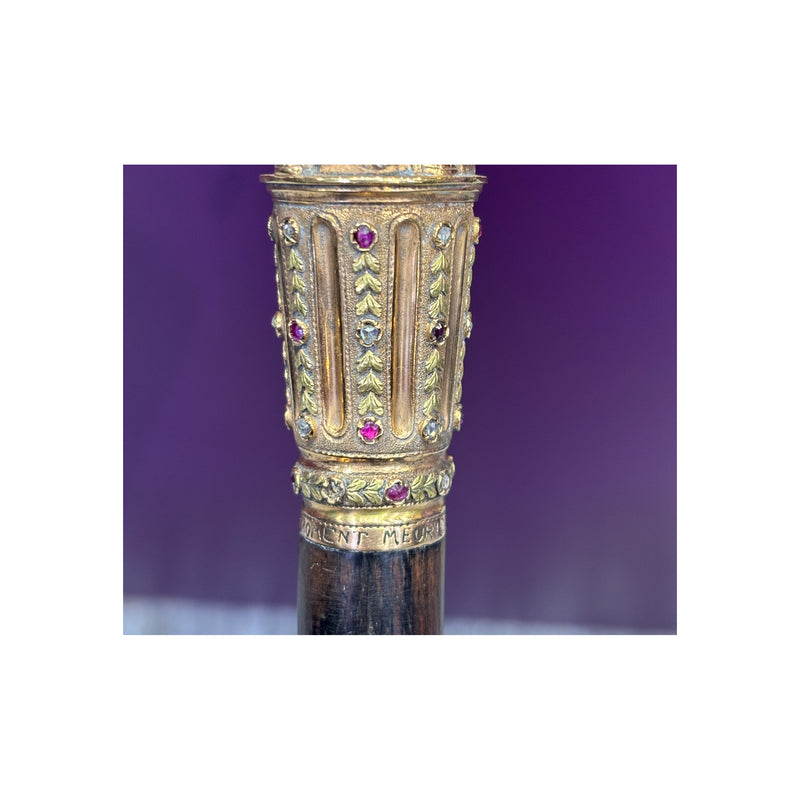Froment Meurice Antique Diamond And Ruby Four Rivers Cane