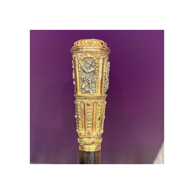 Froment Meurice Antique Diamond And Ruby Four Rivers Cane