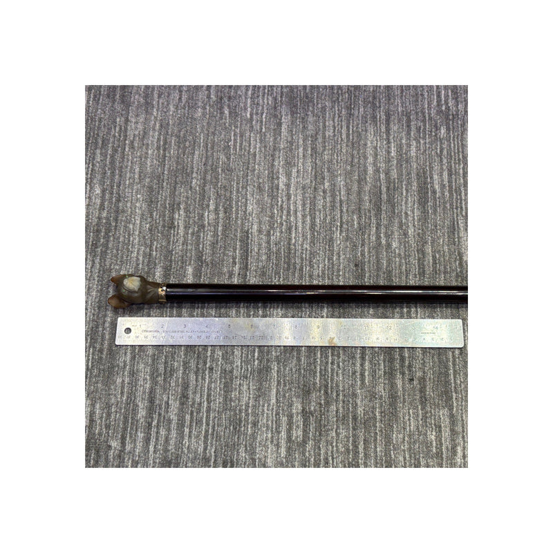 Cartier Agate And Pearl Bulldog Cane