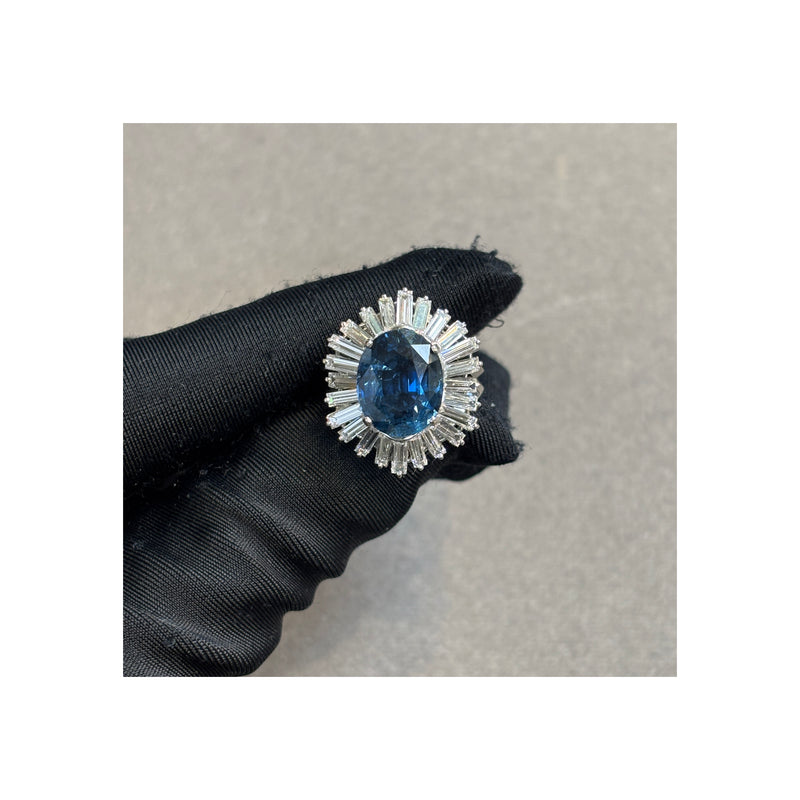 Van Cleef and Arpels Certified Natural Sapphire Ballerina Ring