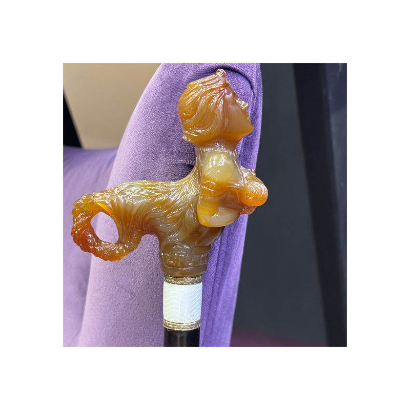 Agate Nursing Nereid Cane