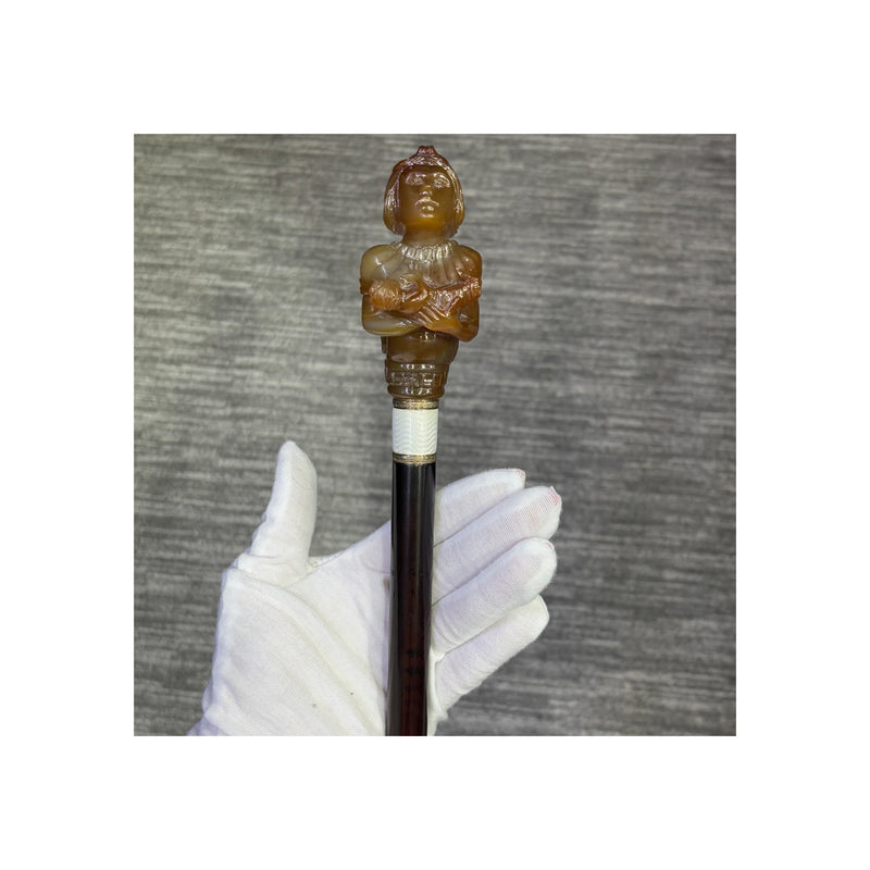 Agate Nursing Nereid Cane