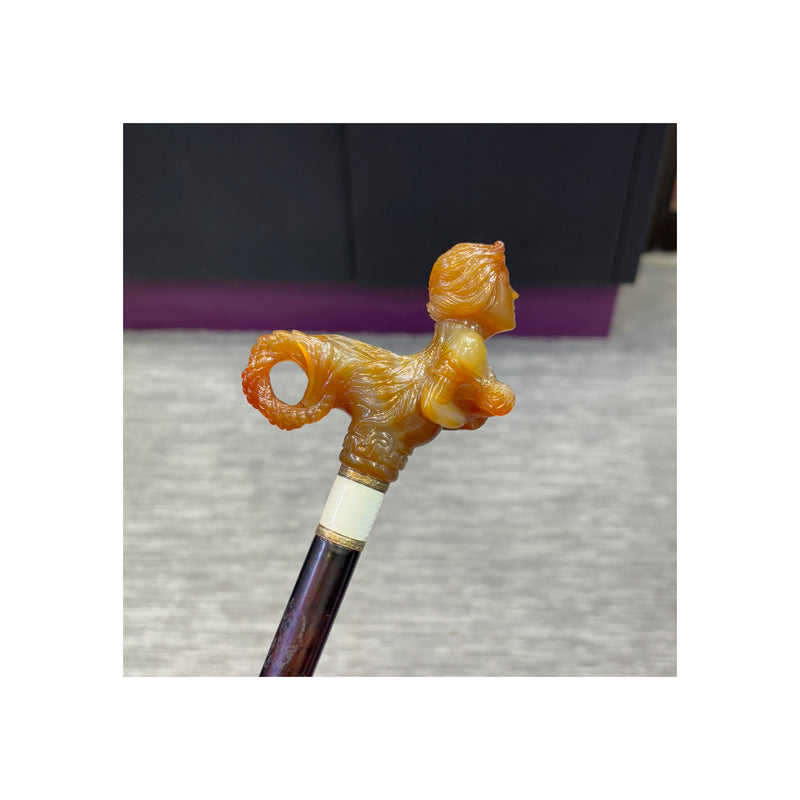 Agate Nursing Nereid Cane