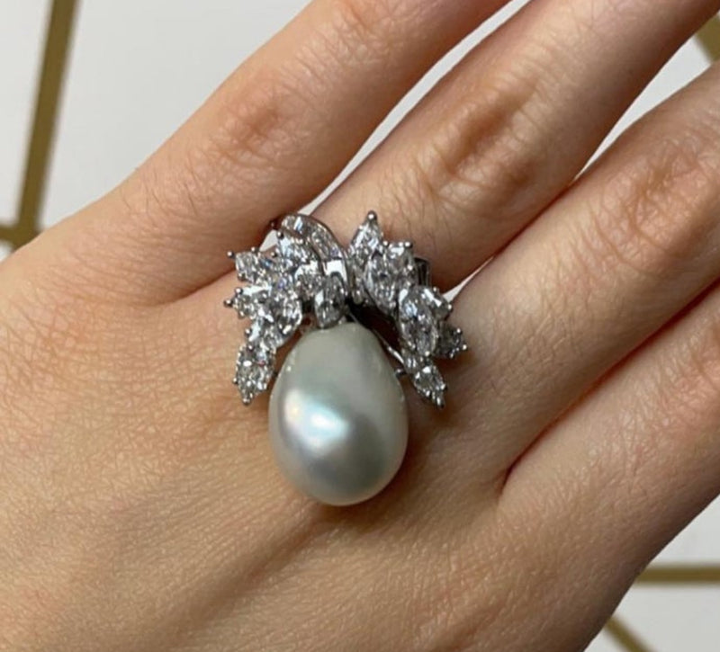 Pearl Cocktail Ring