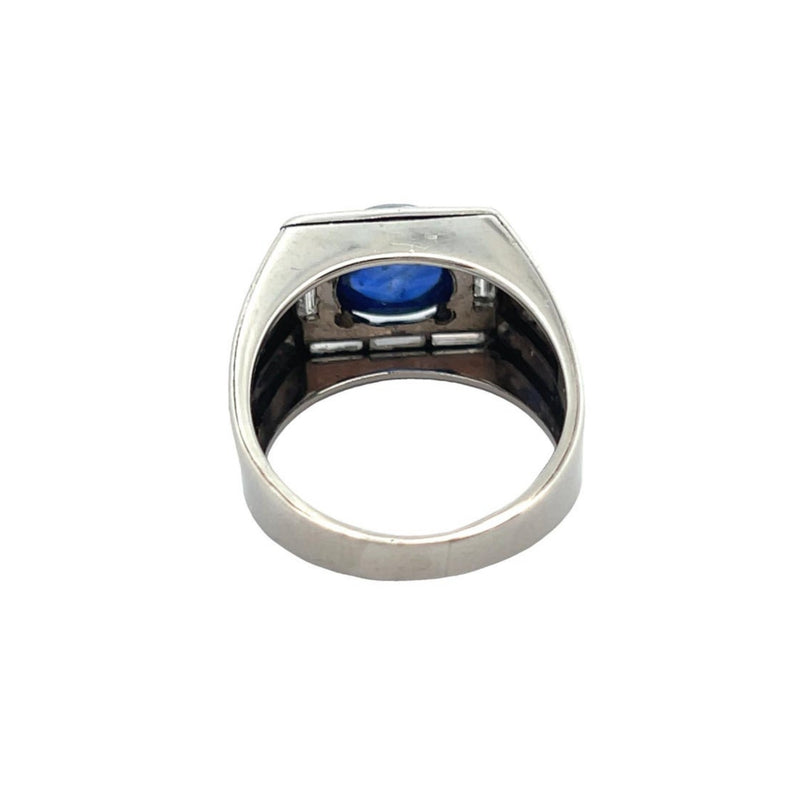 Men's Cabochon Sapphire Ring