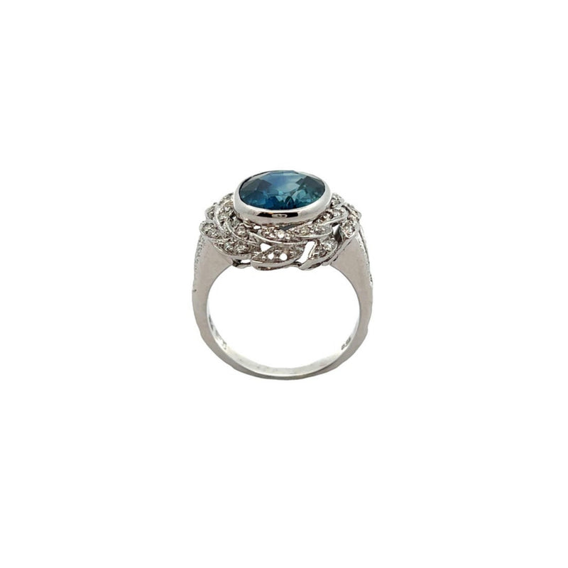 Sapphire and Diamond Ring