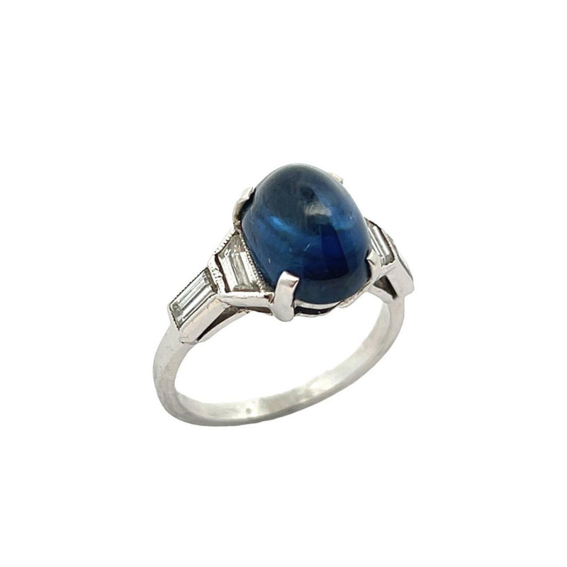 Cabochon Sapphire Ring