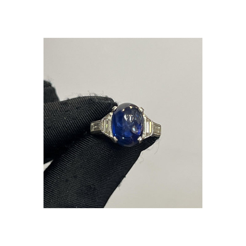 Cabochon Sapphire Ring