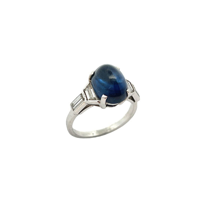 Cabochon Sapphire Ring