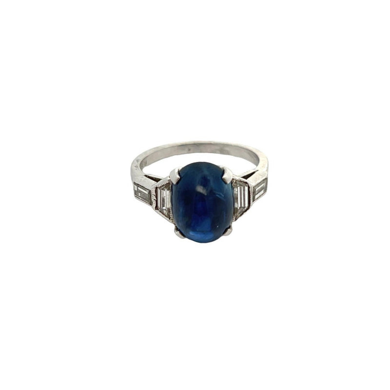 Cabochon Sapphire Ring