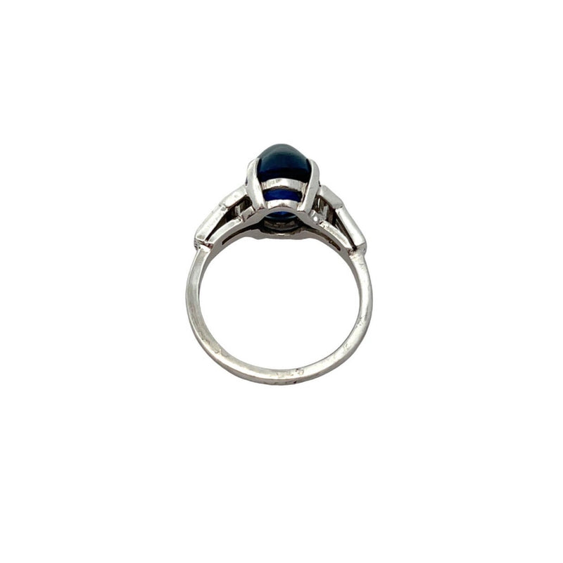 Cabochon Sapphire Ring