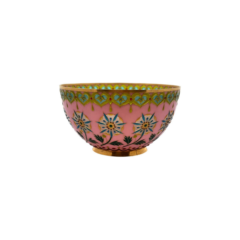 Art Nouveau Gold and plique-à-jour Enamel Bowl by André Fernand Thesmar