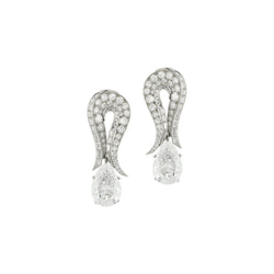 Important Bvlgari D Color Diamond Earrings