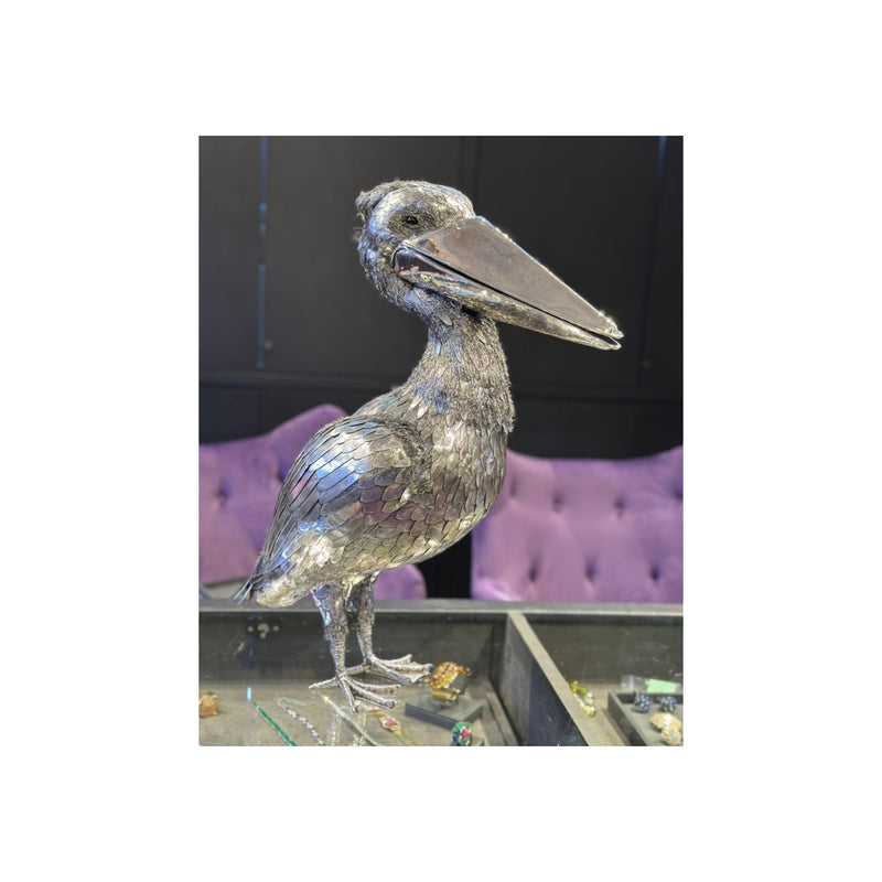 Mario Buccellati Large Size Silver Pelican