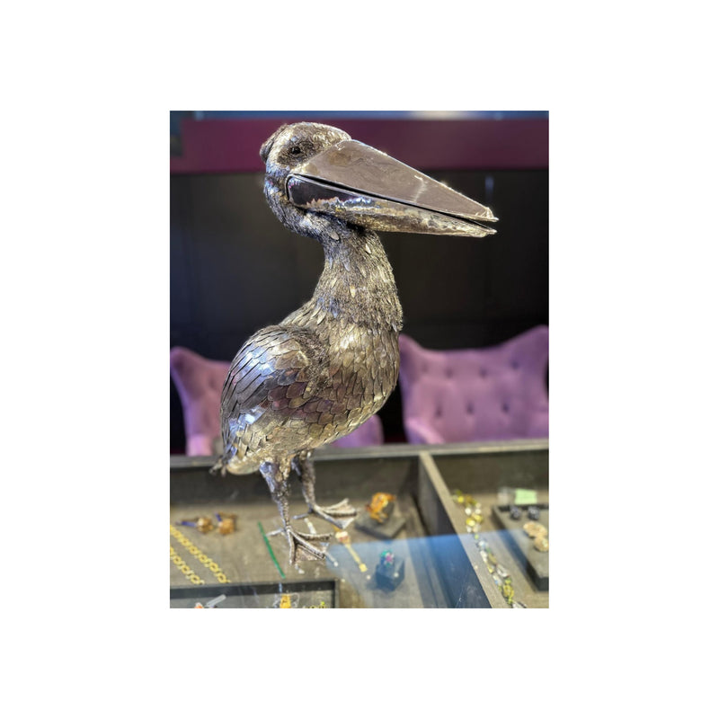 Mario Buccellati Large Size Silver Pelican