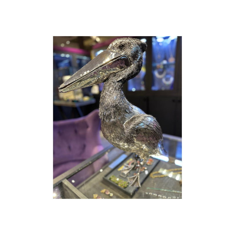 Mario Buccellati Large Size Silver Pelican