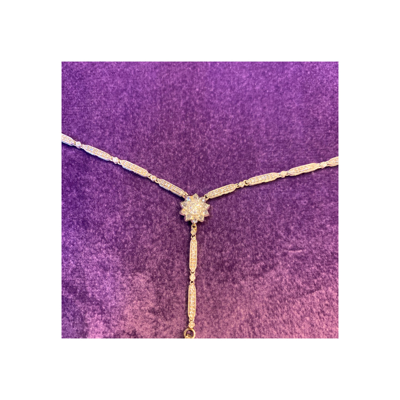 Diamond Lorgnette Necklace