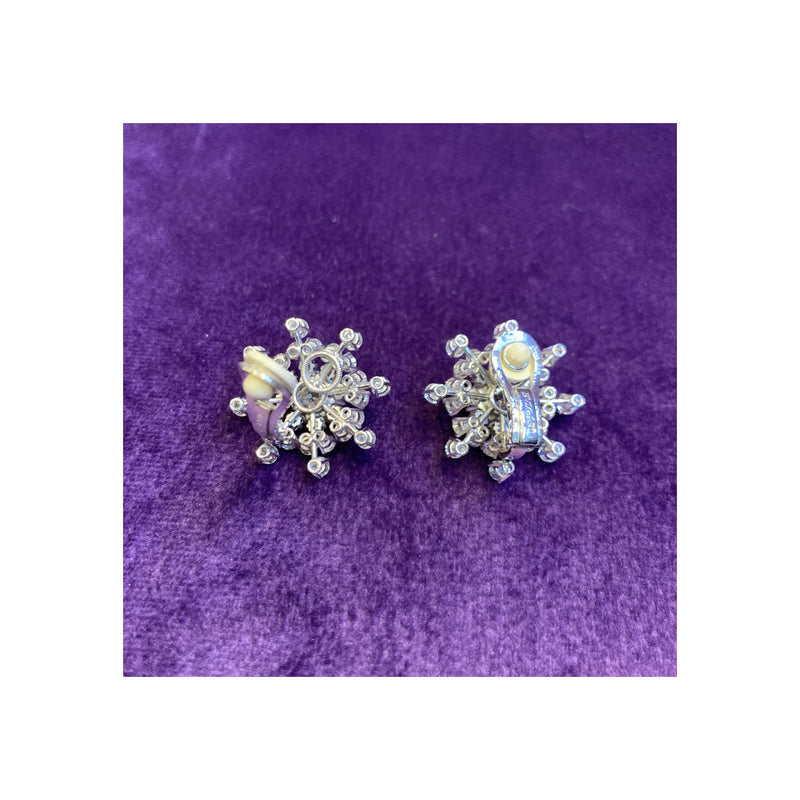 Bvlgari Snowflake Diamond Earrings