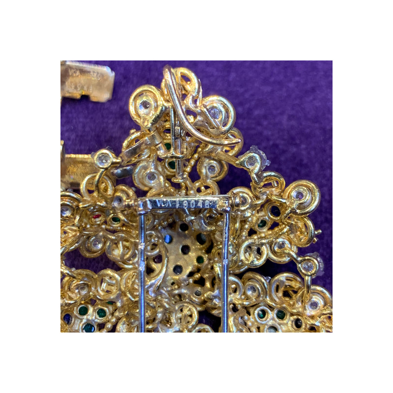 Van Cleef & Arpels Multi Gem Pendant Necklace