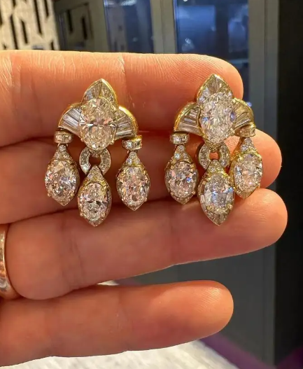 Historic Bvlgari Diamond Earrings