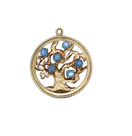 Tiffany & Co Moonstone Tree of Life Pendant