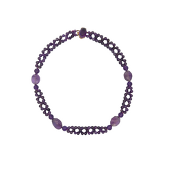 Amethyst Bead Necklace