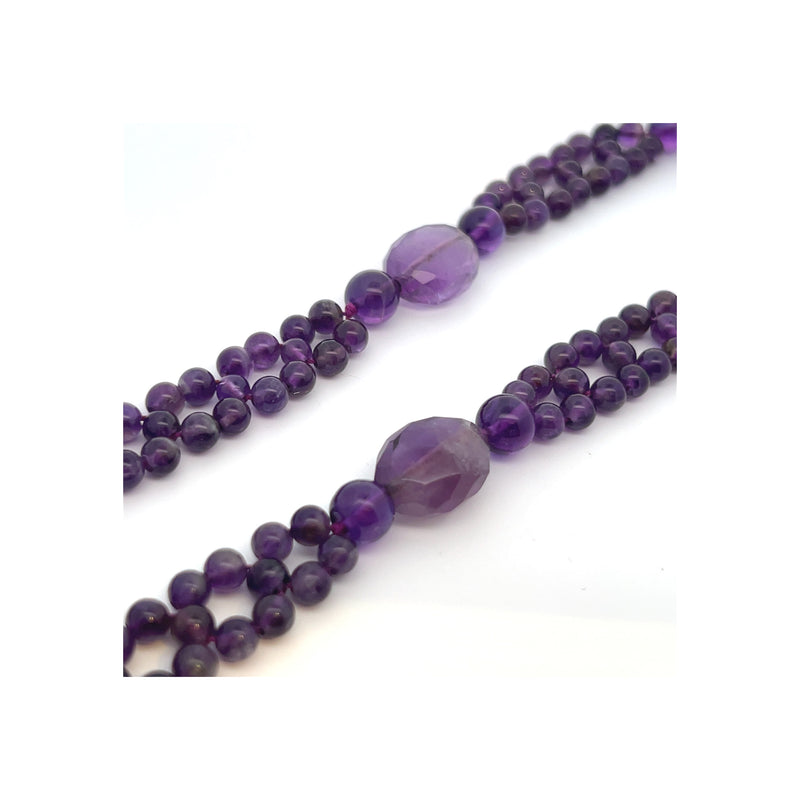 Amethyst Bead Necklace