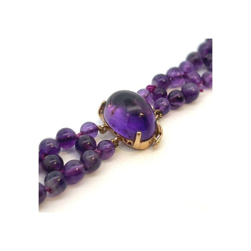 Amethyst Bead Necklace