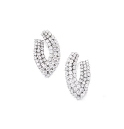 Harry Winston Platinum and Diamond Earrings
