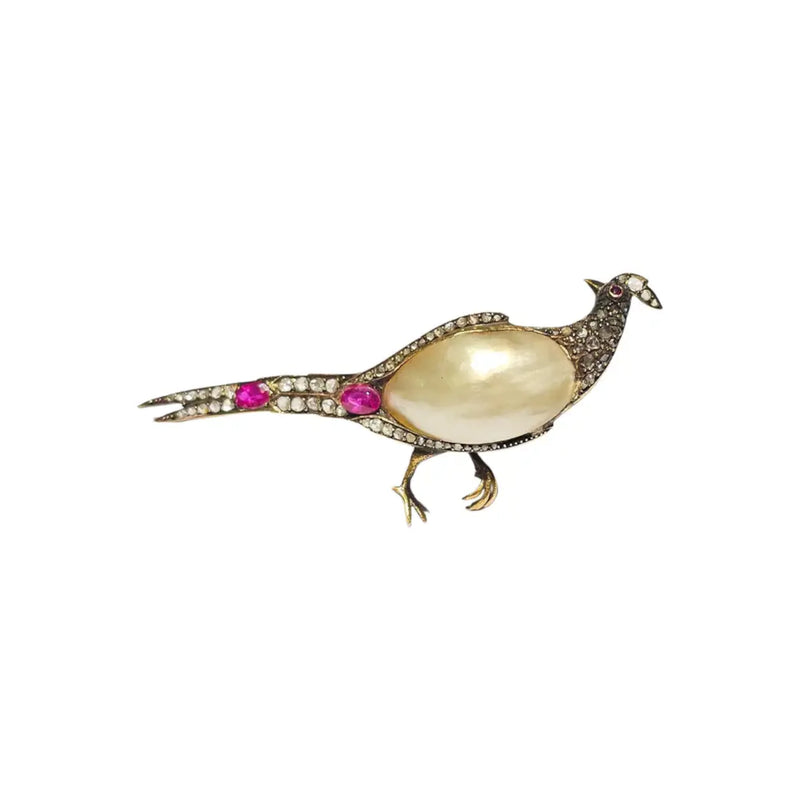 Victorian Bird Brooch