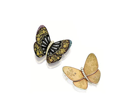 Van Cleef and Arpels Butterfly Brooches Designed by Mr. Junichi Hakose