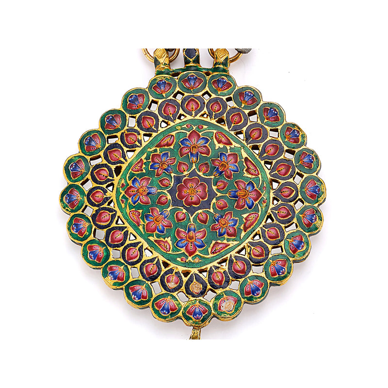 Large Size Antique Indian Pendant Necklace