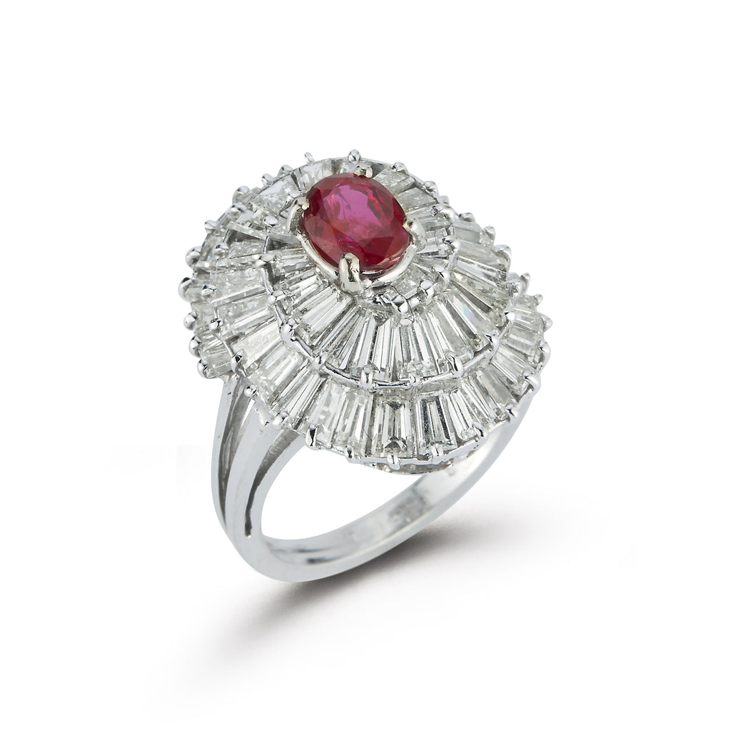 Ruby on sale ballerina ring