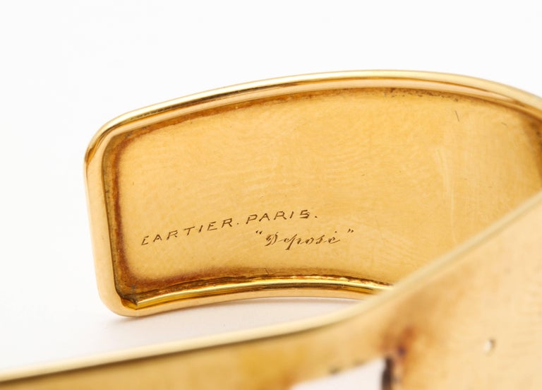 1930s Cartier Paris Citrine Clip Bangle Combination Set