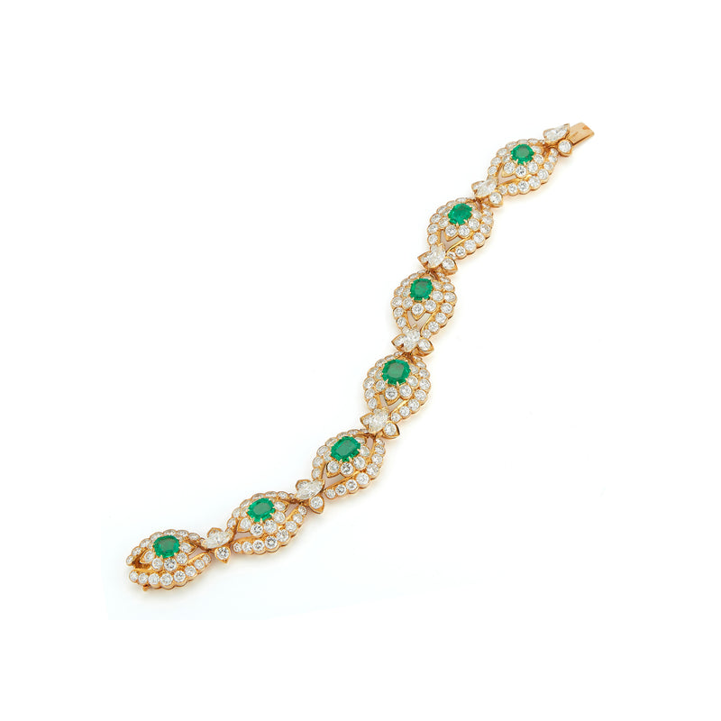Van Cleef & Arpels Emerald & Diamond Bracelet