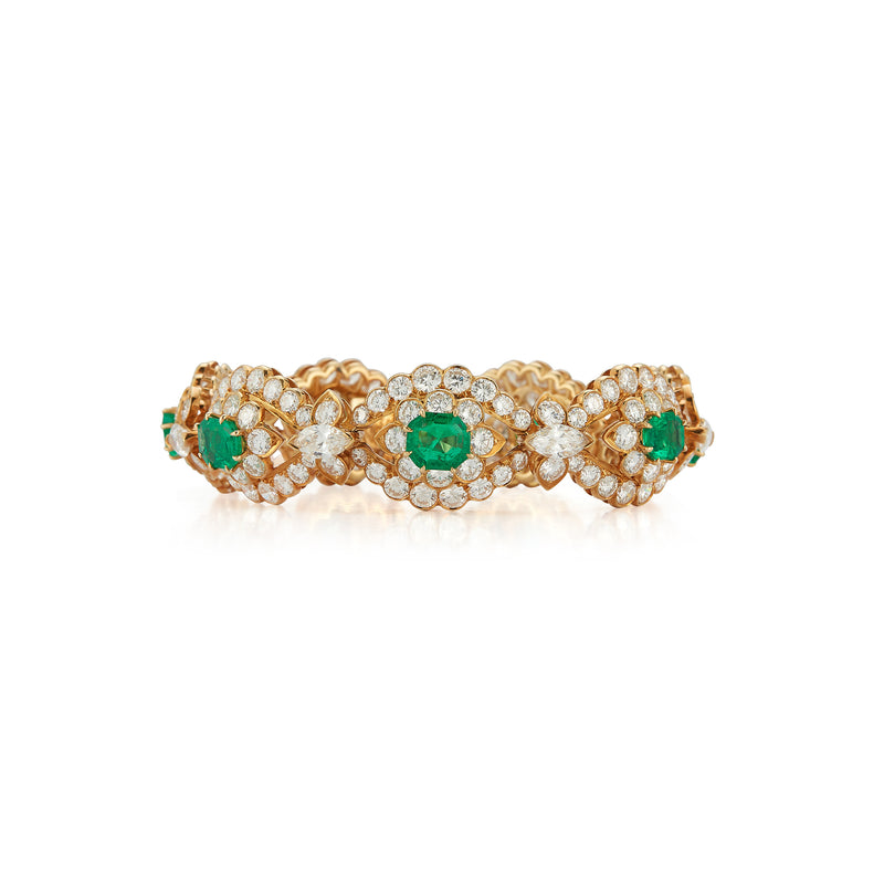 Van Cleef & Arpels Emerald & Diamond Bracelet