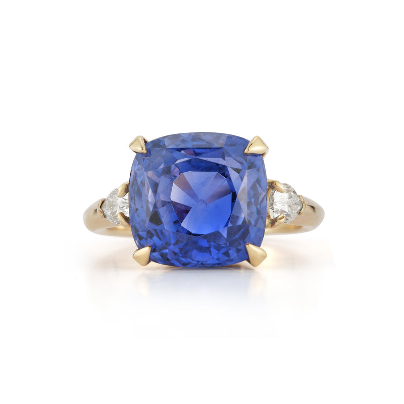 12.25 carat natural  'Color change" sapphire ring by Bvlgari