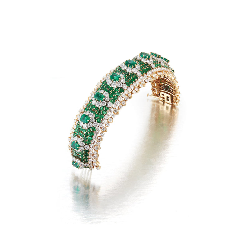 Sweet Alhambra bracelet, 1 motif 18K white gold, Diamond - Van Cleef &  Arpels