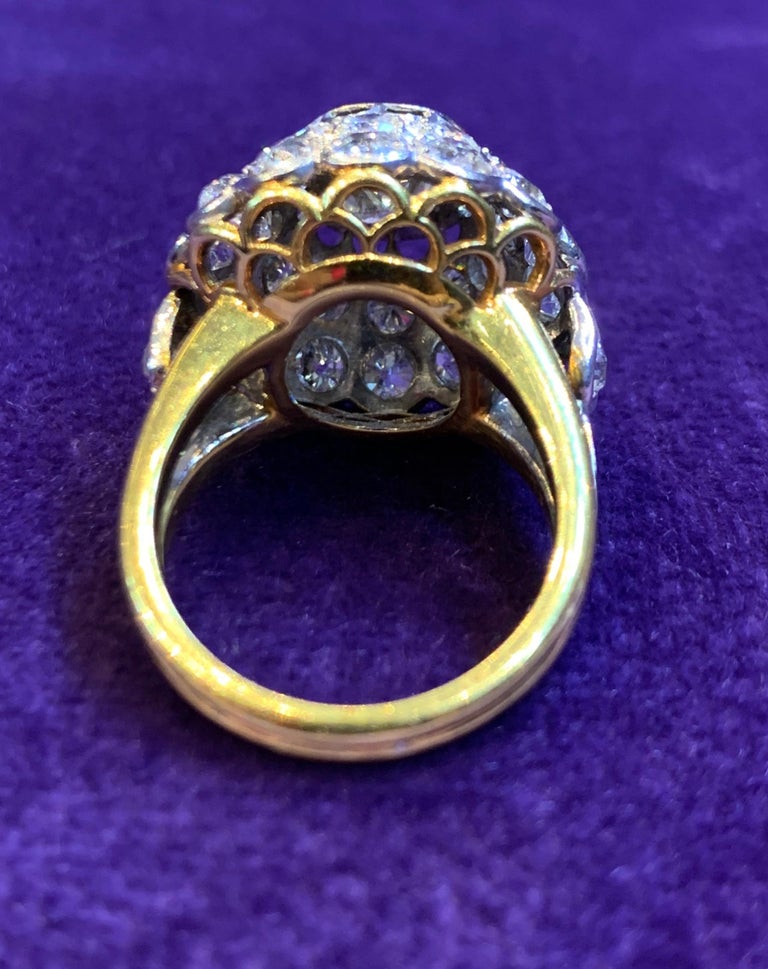 Fancy Light Yellow Emerald Cut & Diamond Ring