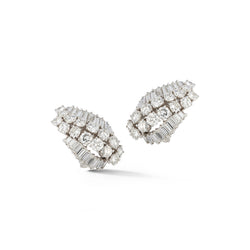 David Webb Diamond Earrings