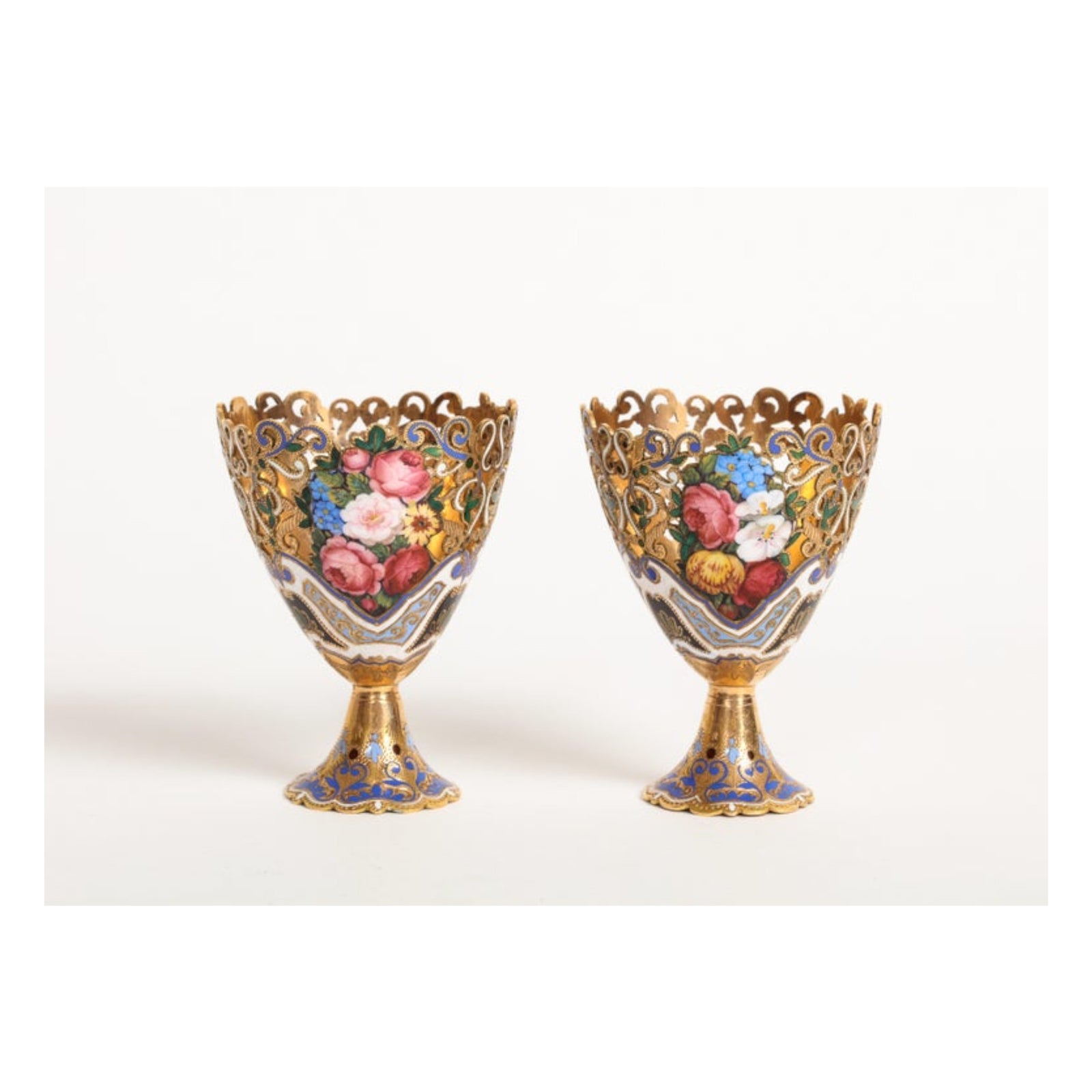 MuseumQualityPairofGoldandEnam