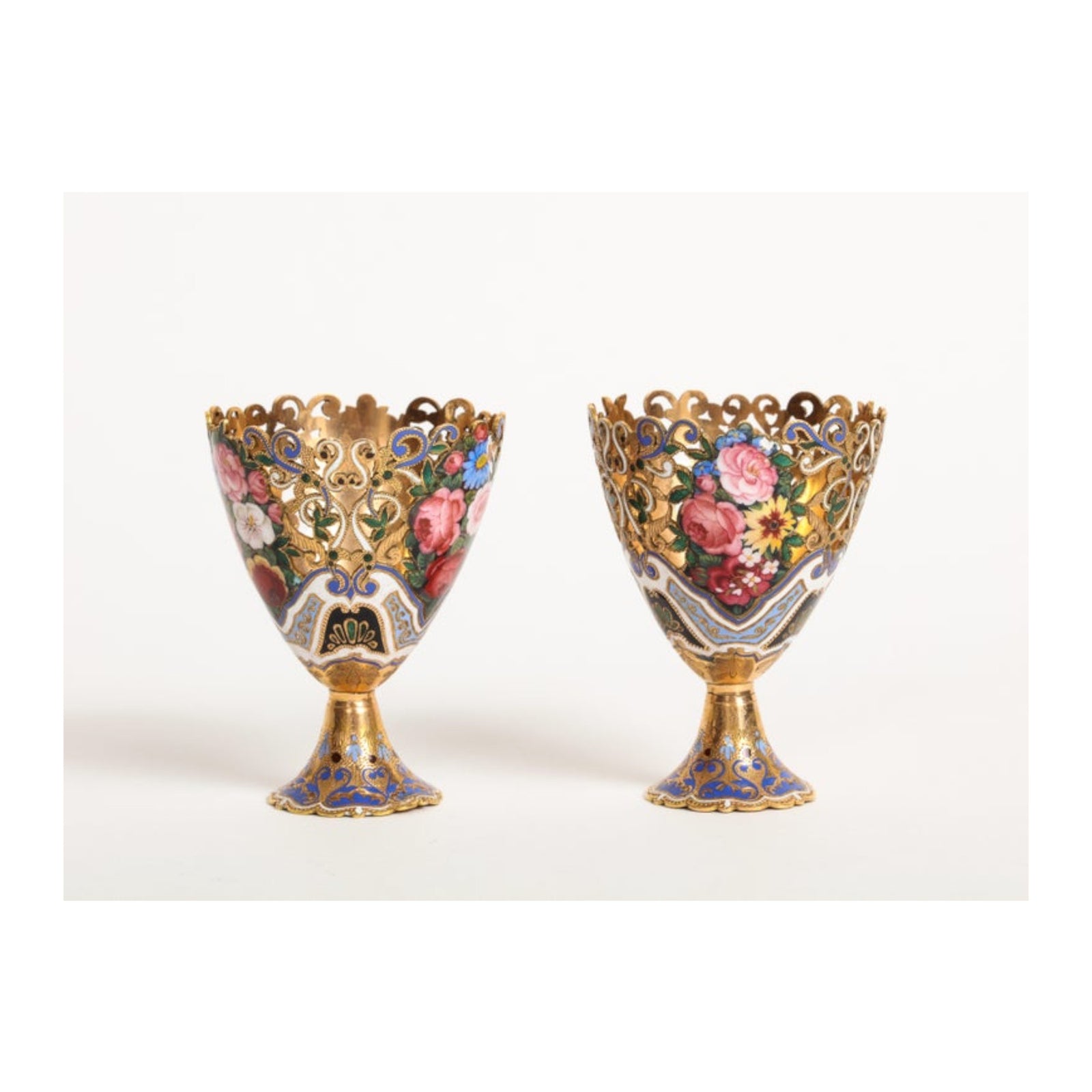 MuseumQualityPairofGoldandEnam